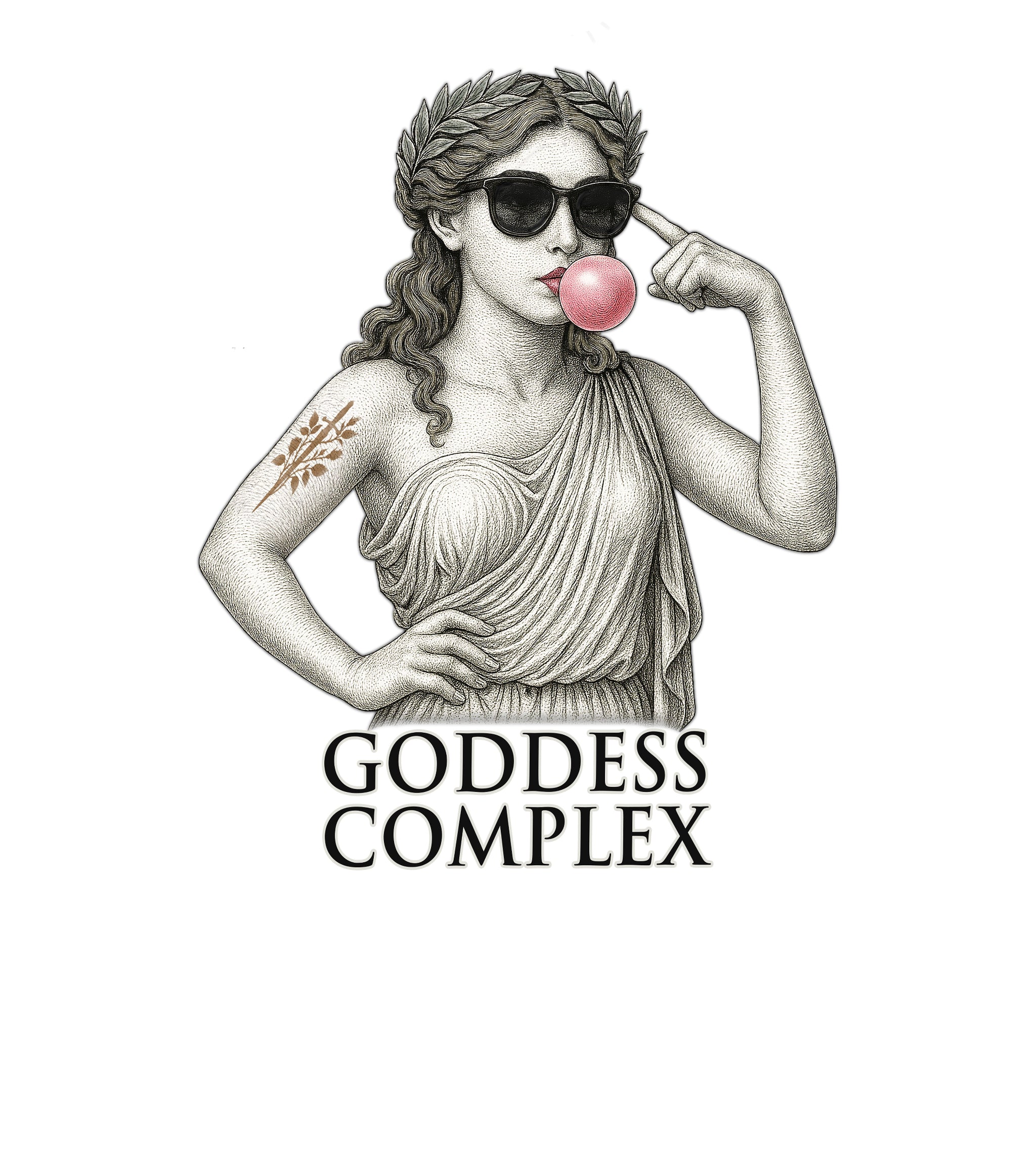 Goddess Complex — Roman Statue Oversized Sweatshirt
